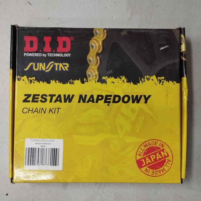 Zestaw napędowy napęd Yamaha XJR 1300 04 - 06 złoty DID+Sunstar