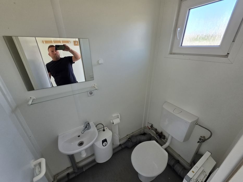 Kontener  biurowy podwójny z WC  i mini kuchnia
