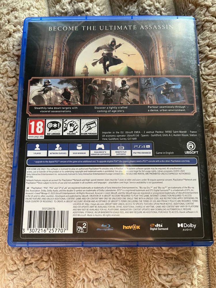 Assassin's Creed Mirage (PS4)