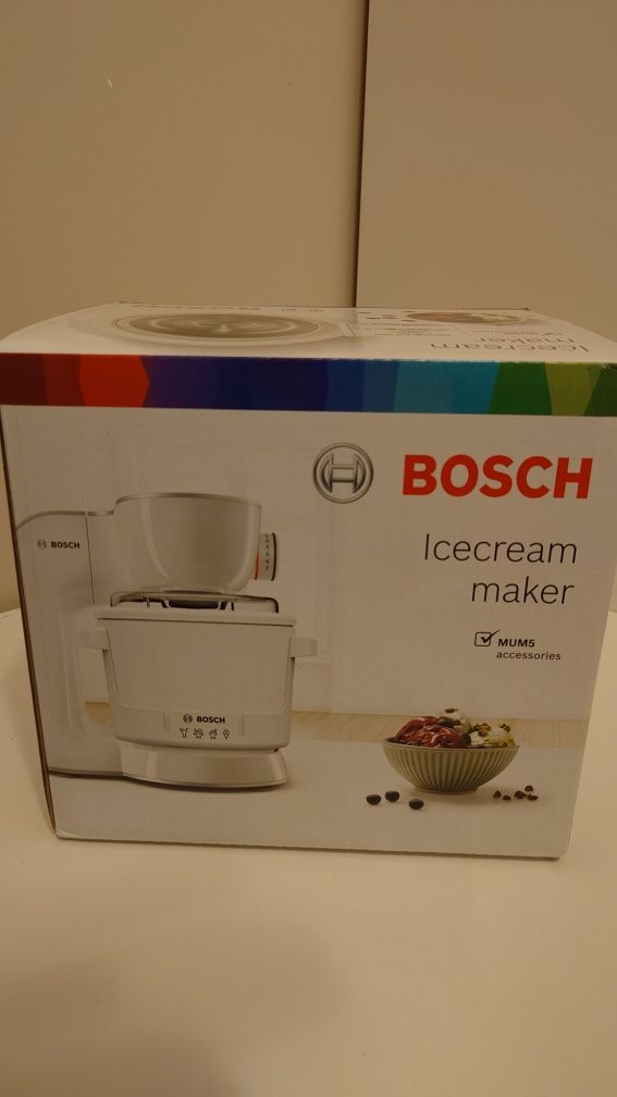 Nowa przystawka do robienia lodów i deserów do Bosch MUM5 model MUZ5EB
