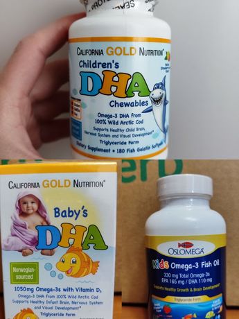 California Gold Nutrition, Омега 3 для детей