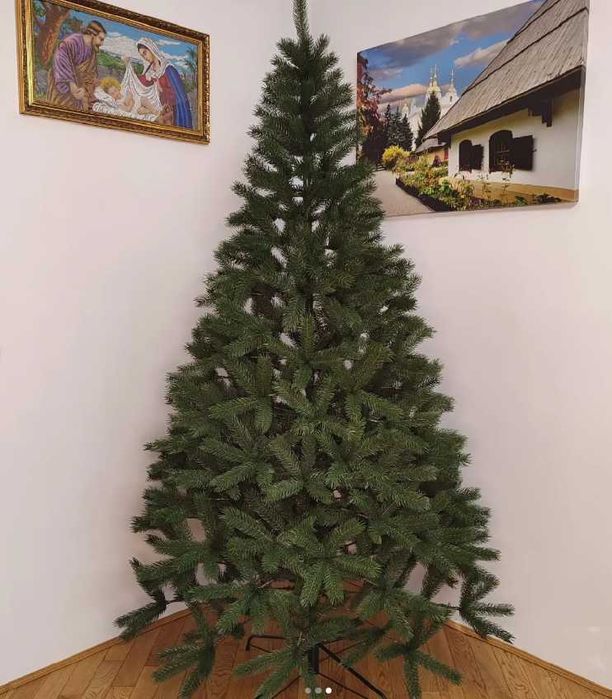 Хіт продажу! Буковельська лита штучна ялинка зелена! Литая ель Голубая