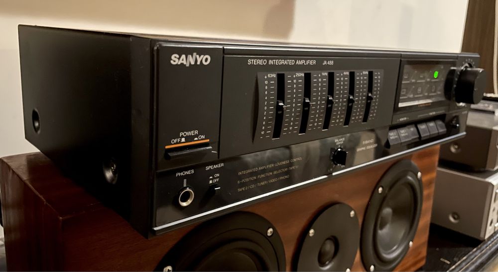 Sanyo JA488 kapitalne brzmienie 2x60w vintage