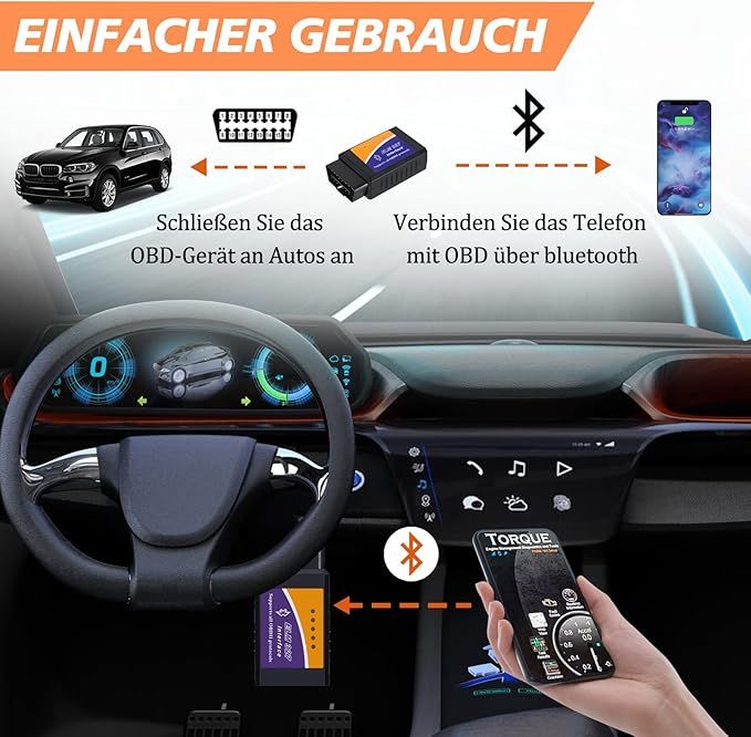 soarfly obd2 urządzenie diagnostyczne bluetooth 5.0 elm327 x