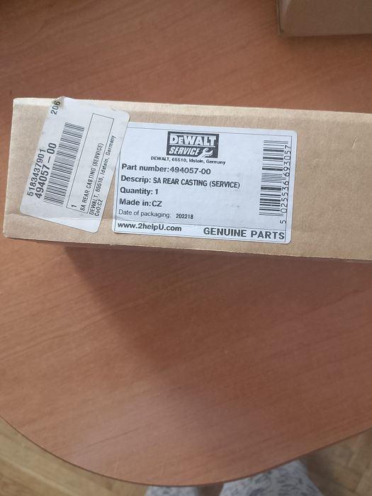 DeWALT DW341- Odlew nr.80