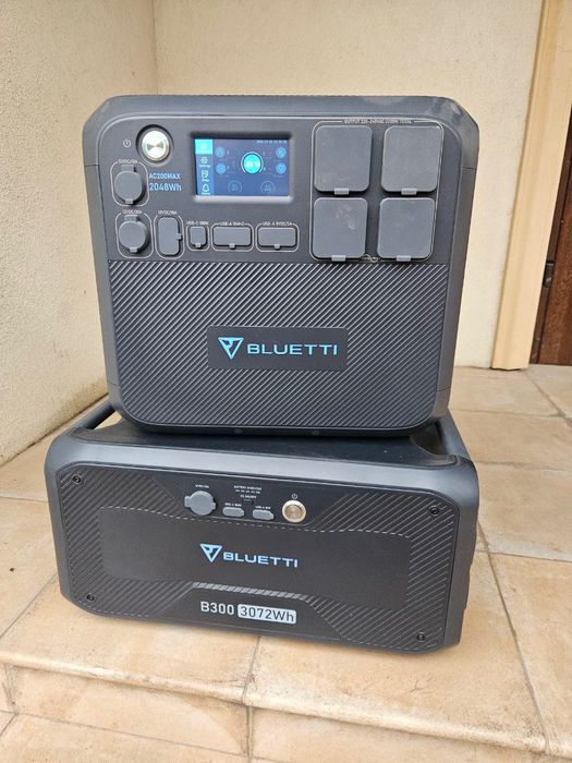 Зарядна станція BLUETTI AC200MAX 2048Wh + 2 батареї B300 по 3072Wh