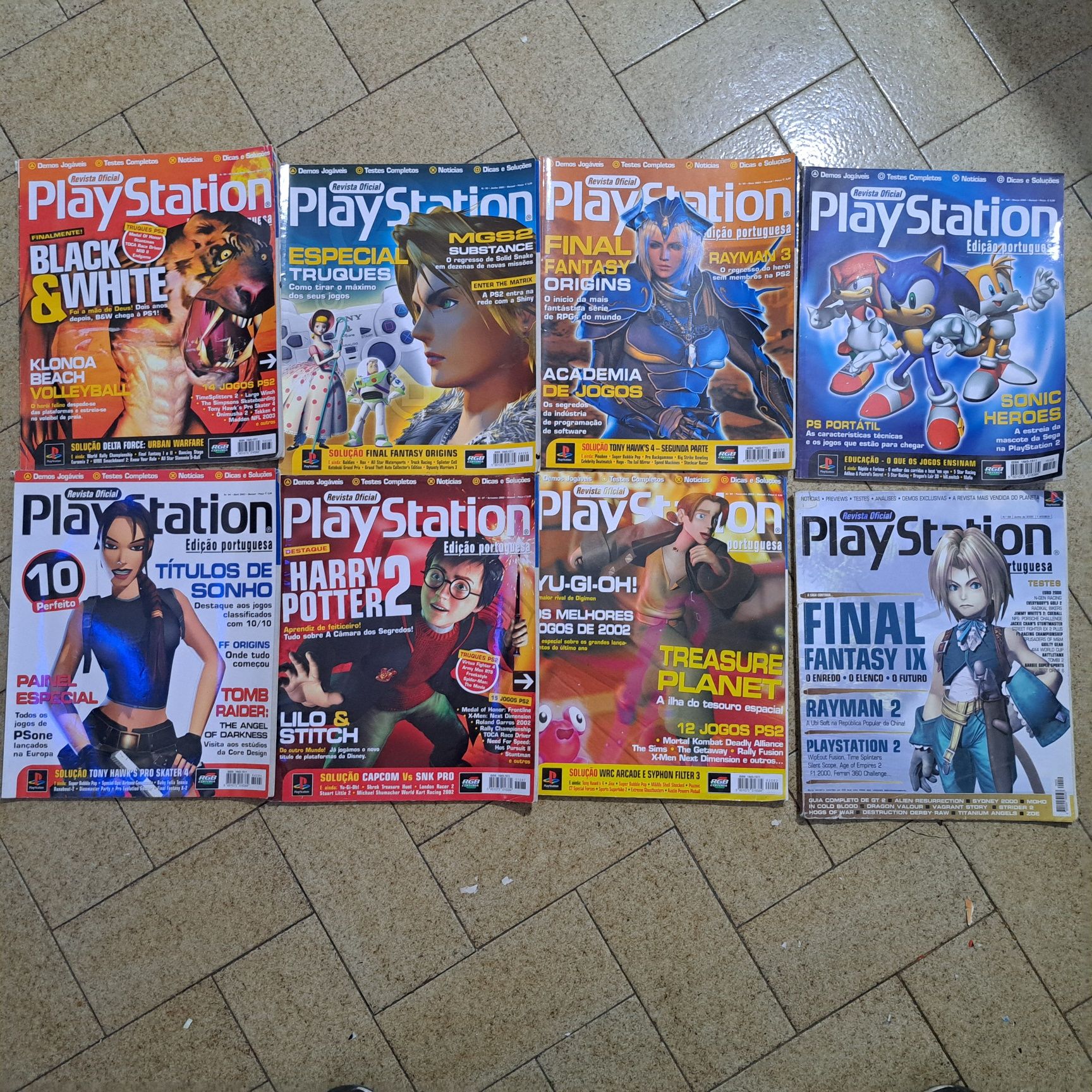 Colecção de livros da playstation