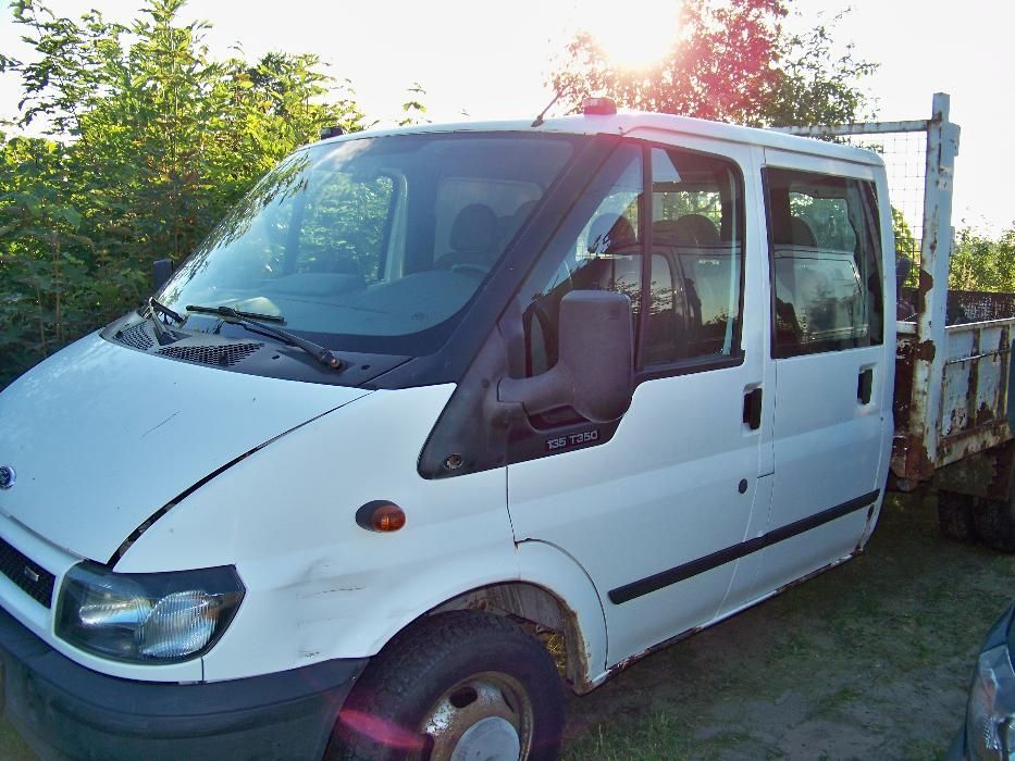 ford transit doka dubel kabina elementy cięte słupek model 00-14