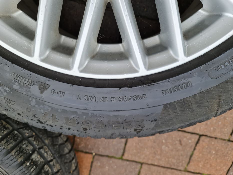 Sprzedam koła zimowe Continental 17 z czujnikami TMPS