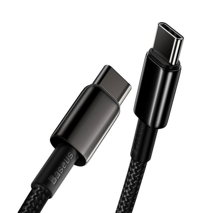 Baseus kabel USB C - USB C szybkie ładowanie 100W 5A 2m czarny