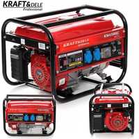 KRAFT&DELE Agregat Generator Prądu Jednofazowy 4-suwowy 2500w 230v