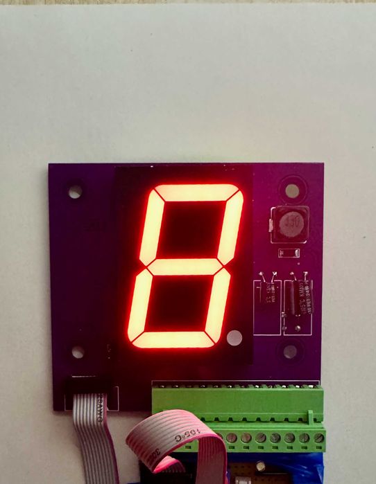 Wyświetlacz LED do myjni typu Ehrle. Myjnia bezdotykowa