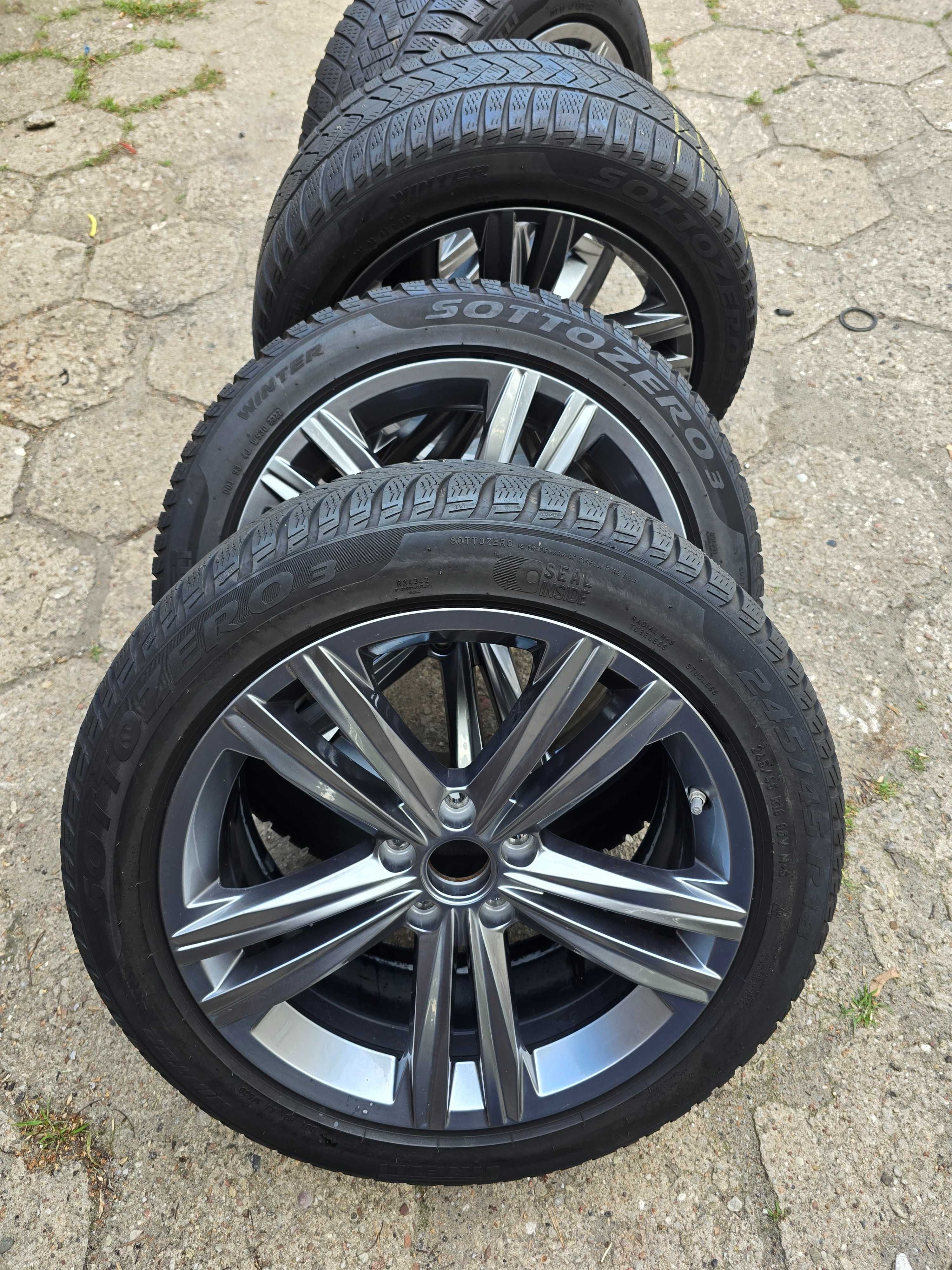 Felgi Arteon R-Line 18' idealne z oponami zimowymi 245/45/18 Pirelli