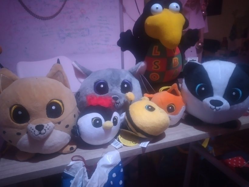 Diversos peluches