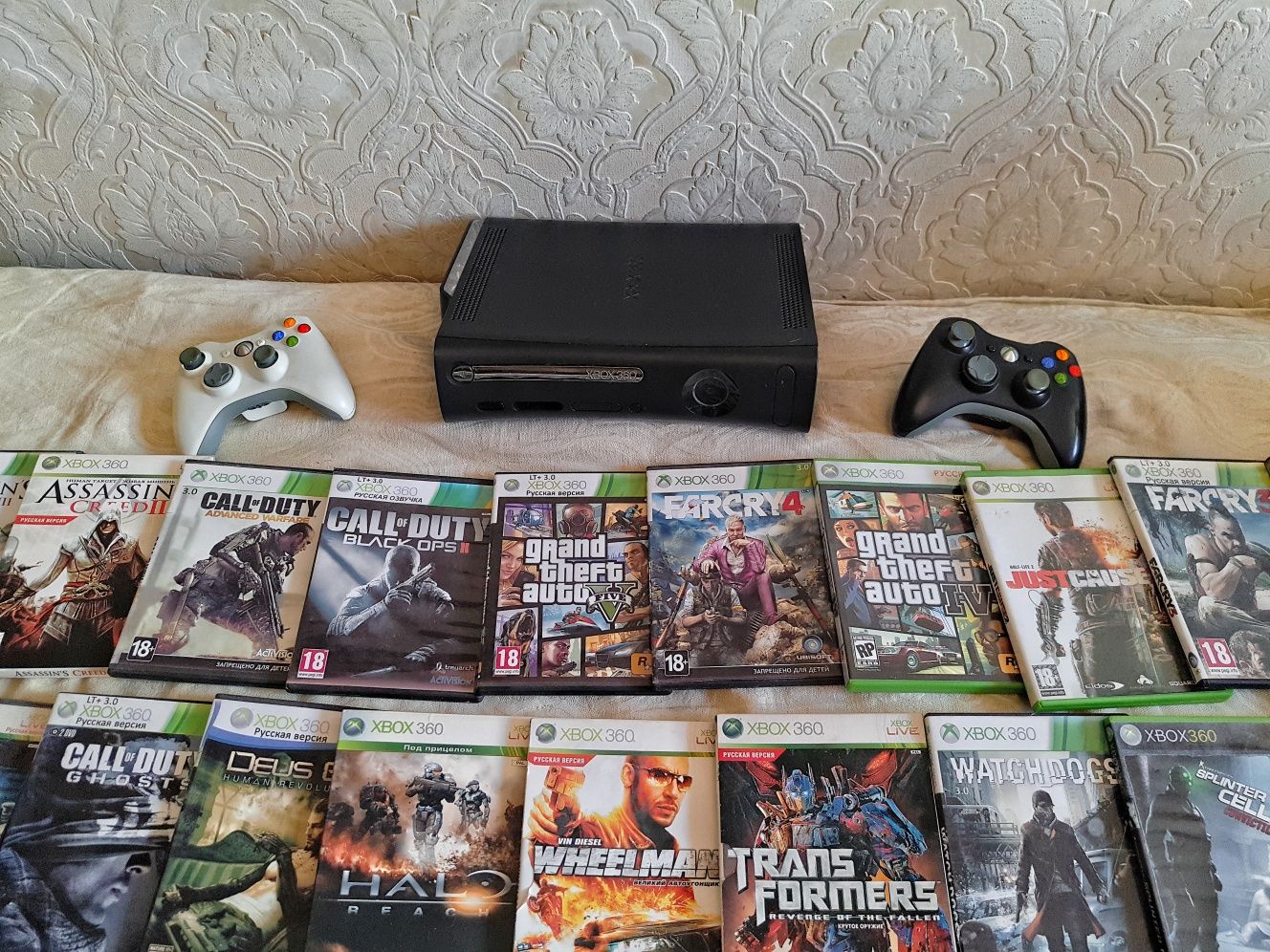 Xbox 360 (+70 дискiв з iграми)