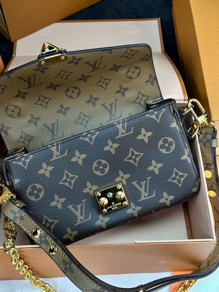 Сумочка в стиле LV Louis Vuitton Pochette Луи Виттон премиум