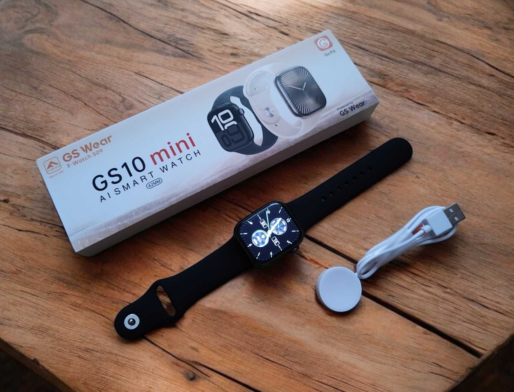 Смарт годинник GS10 Mini 41мм українська мова Silver