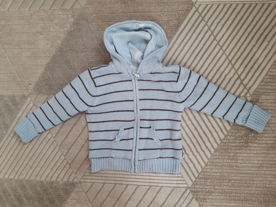 Bardzo Ciepła Chłopięca Bluza Z Kapturem