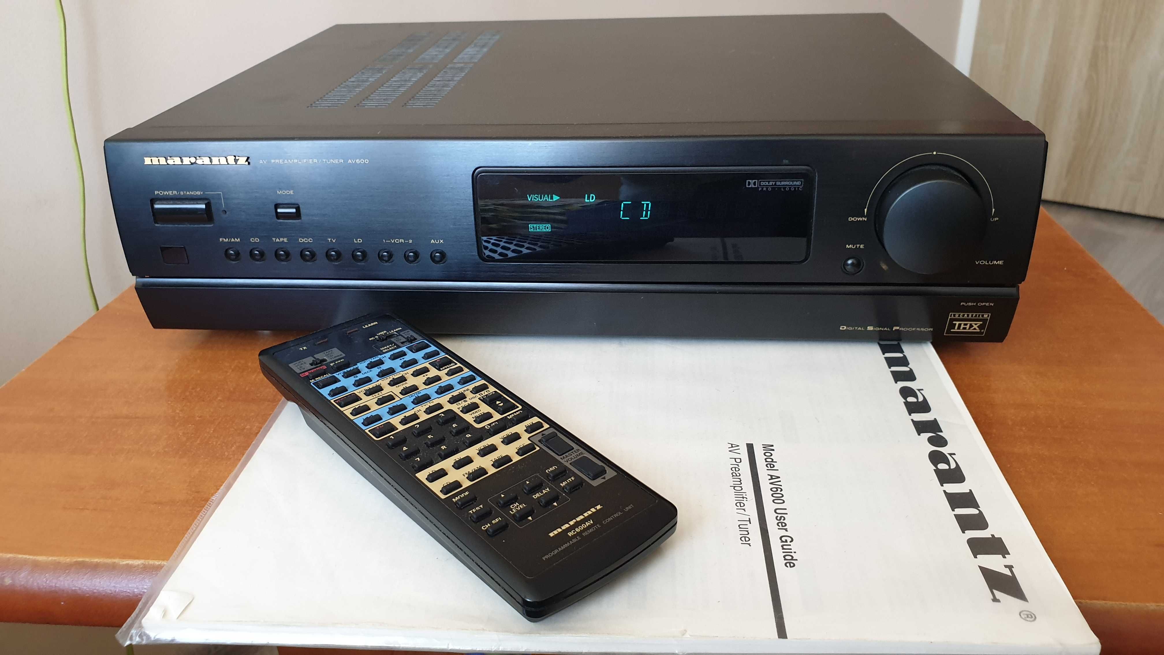 Marantz AV/600 Przedwzmacniacz+Tuner z pilotem Preamp