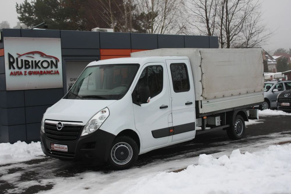 Opel Movano MAXI  Sprowadzony,Zarejestrowany,Brygadówka*Plandeka*Skrzynia,7-miejsc