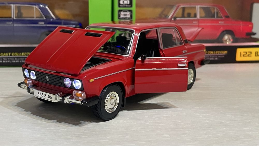 Нова машинка ВАЗ 2106 металева модель іграшка дитяча колекційна 1:22