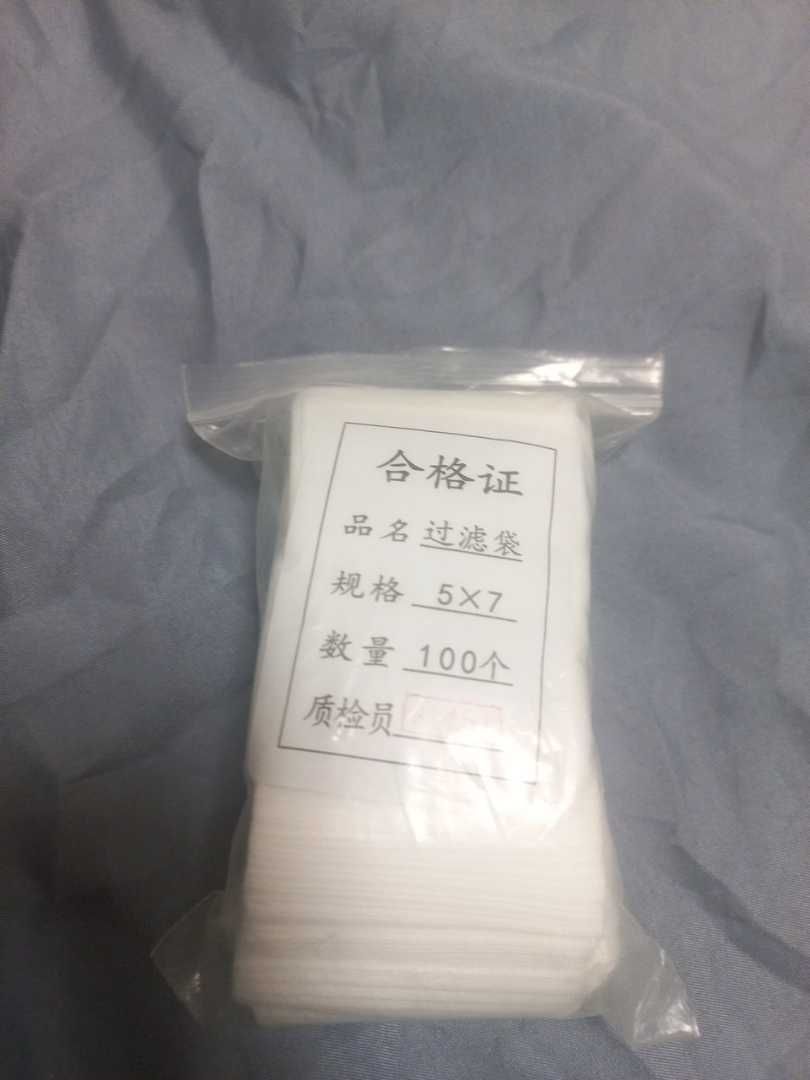 Чайний пакетик із затяжкою, фільтр для заварювання чаю  100 шт 5x7 см