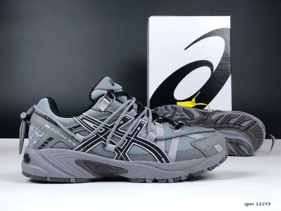 Asics Gel Kahana Gel Oyster Grey Gore Tex кросівки термо Асикс Гортекс