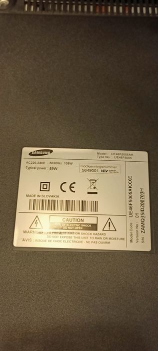 Telewizor Samsung HD 46 cali plazma Netflix YouTube SmartTV