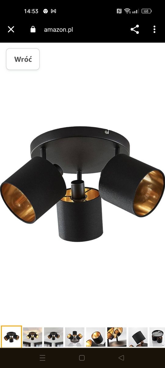 Lindby lampa sufitowa 3 -punktowa 'Vasilia', styl nowoczesny, m. in. d