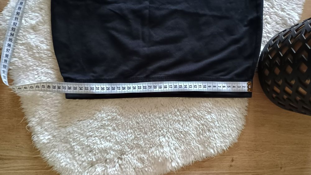 Czarna spódnica mini krótka spódniczka