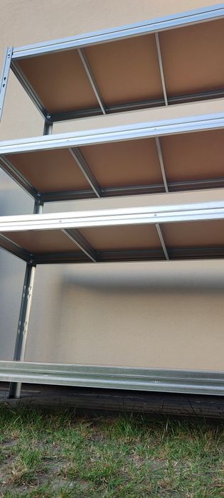 Regał Wysoki, Magazynowy, Ocynkowany Nit-klick 200x180x60 cm 4P/450 kg