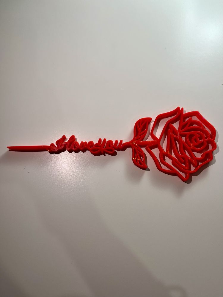 Rosa 3D - Dia dos namorados