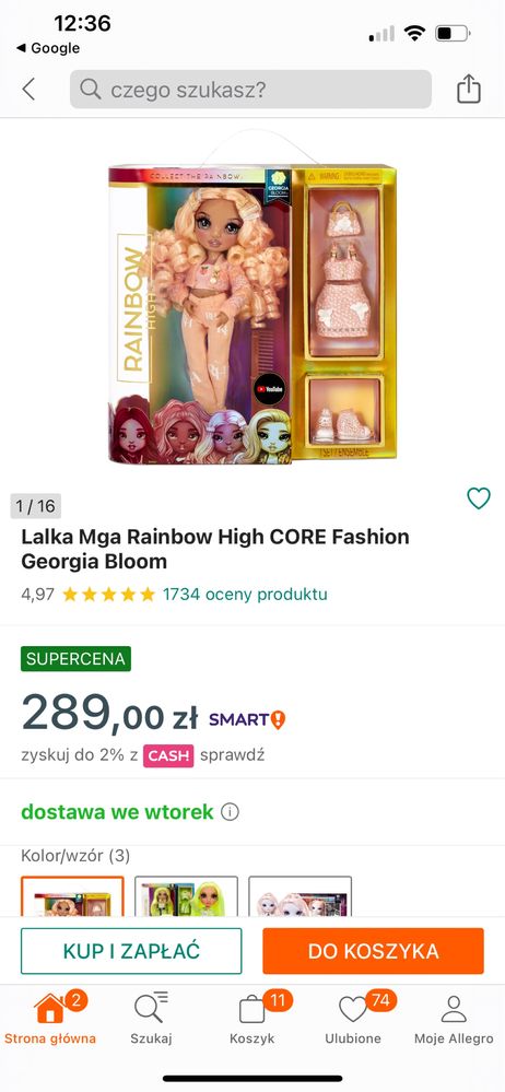 Lalka Rainbow High super stan