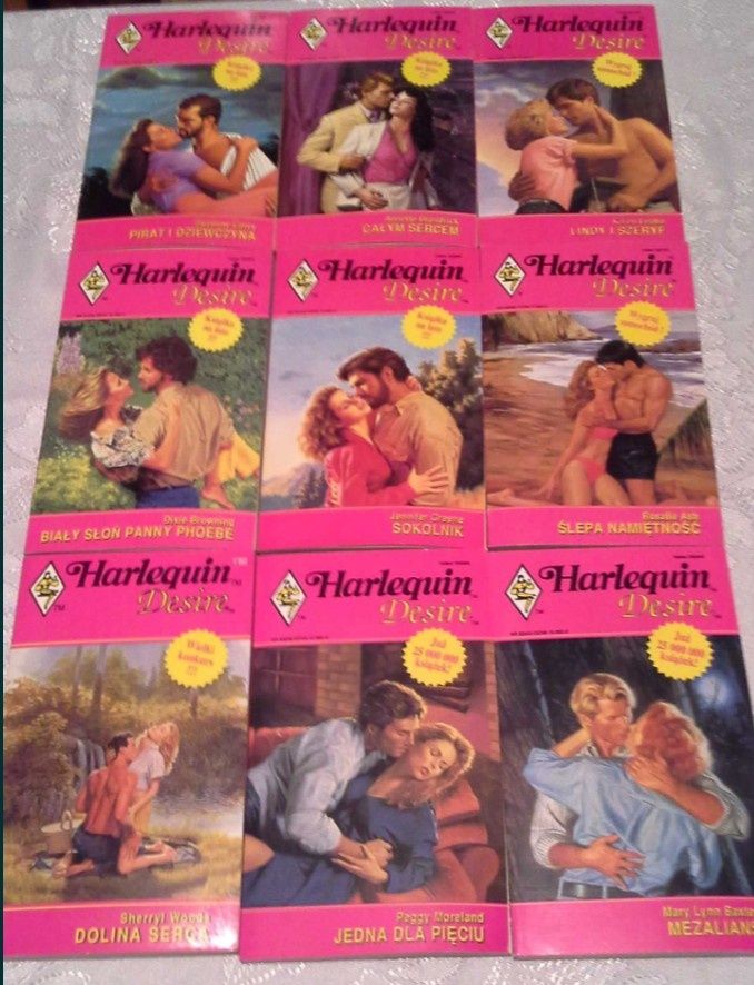 Harlequin Desire - kolekcja książek

Stan Nowe. Wydanie I. 1984 rok
