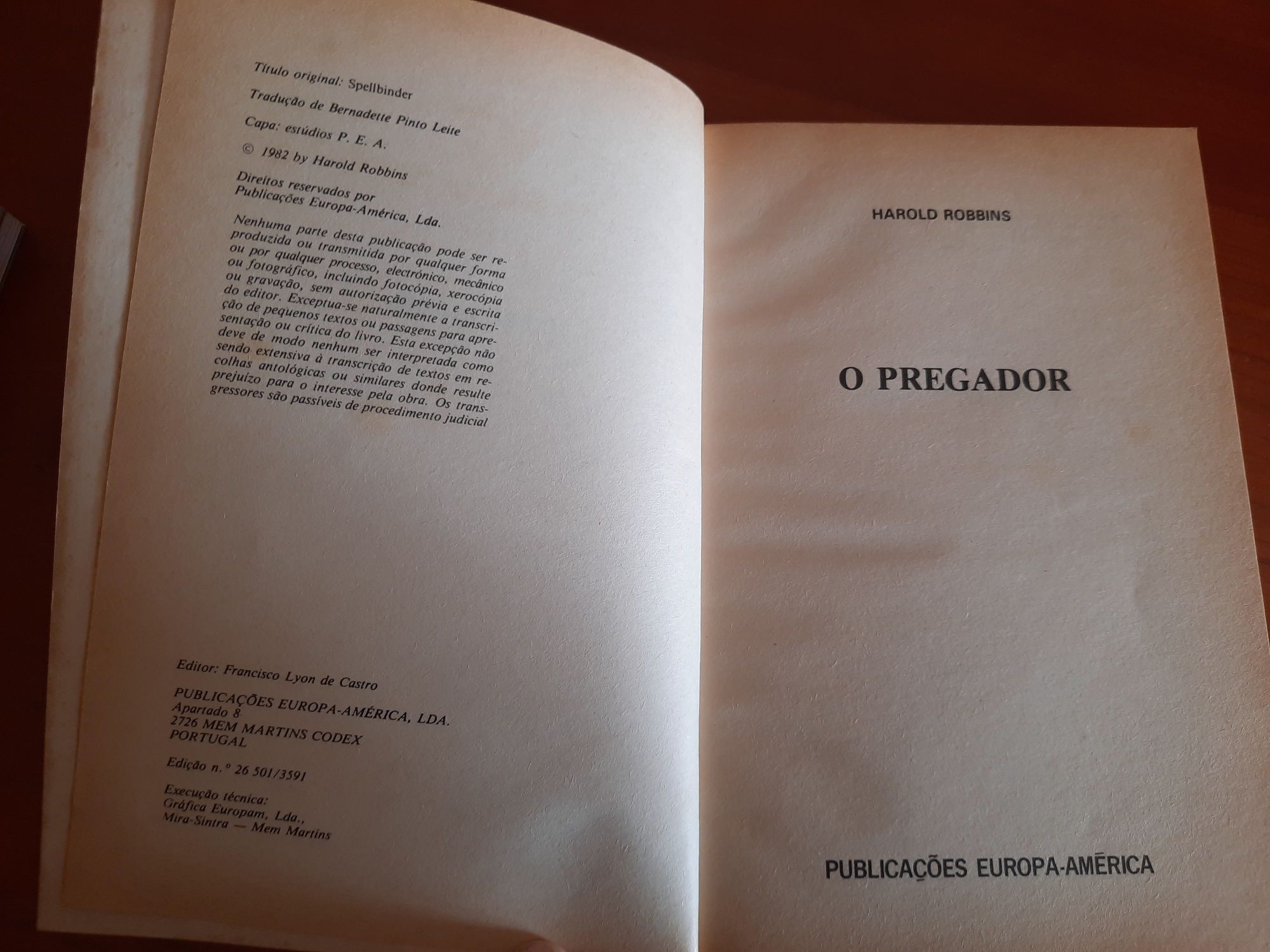 O Pregador Harold Robbins