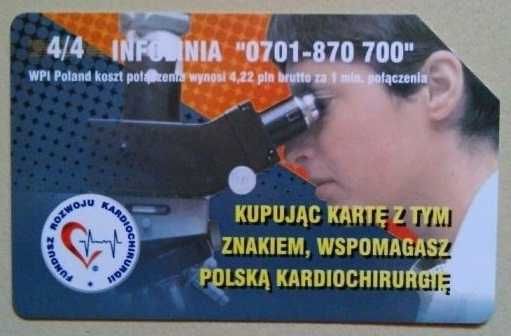 "Fundusz Rozwoju Kardiochirurgii". Karta telefoniczna. Seria