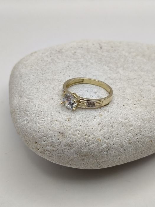 Złoty Pierścionek R15 Pr.585 Nowy Zapraszamy