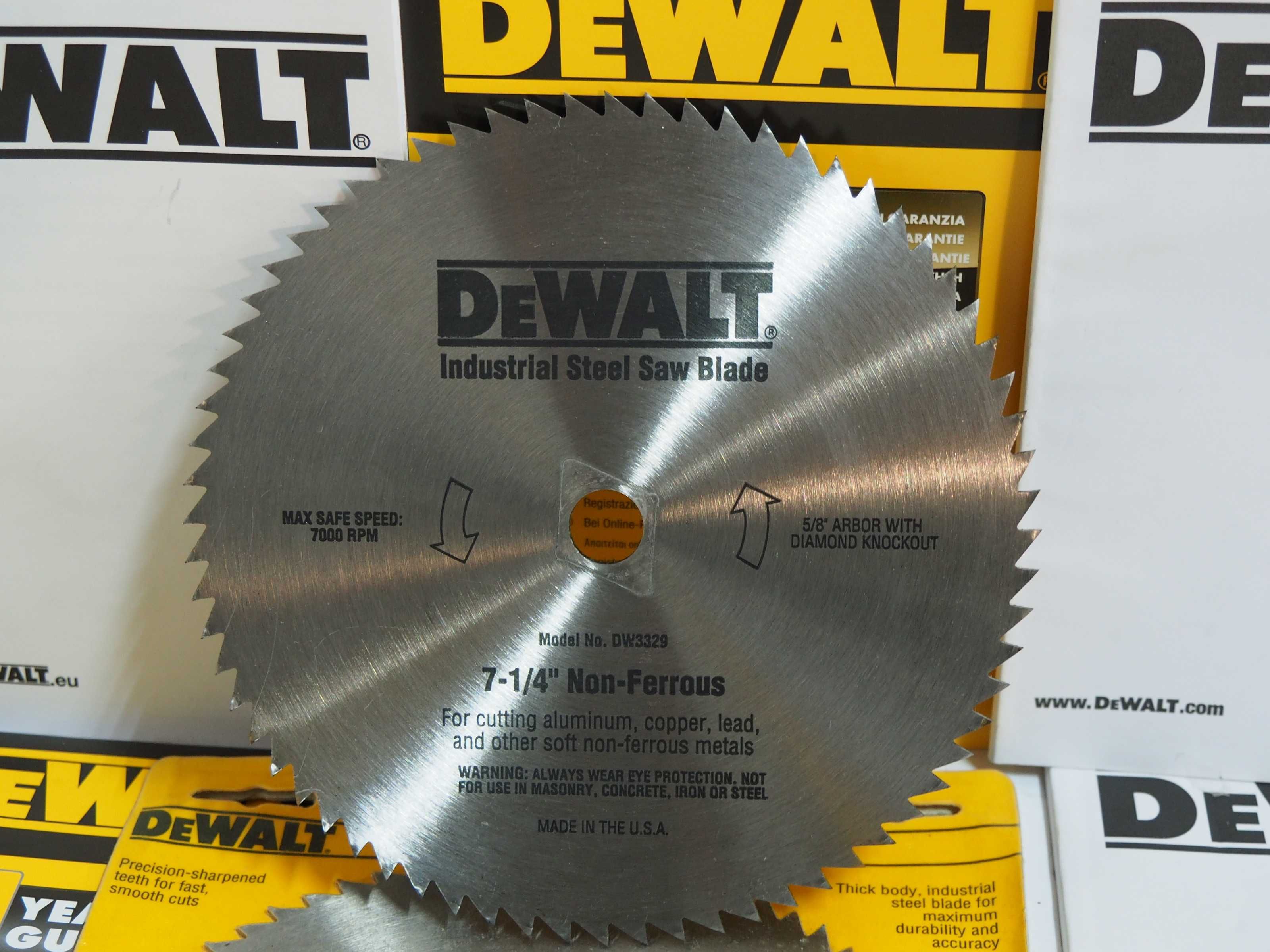 Tarcza DEWALT DW 3329 pila do miedż aluminium pilarka milwaukee