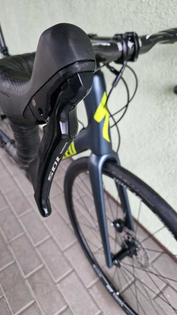 SPECIALIZED tarmac SL6 DISC 105 2x11s DT SWISS sztywne osie r58