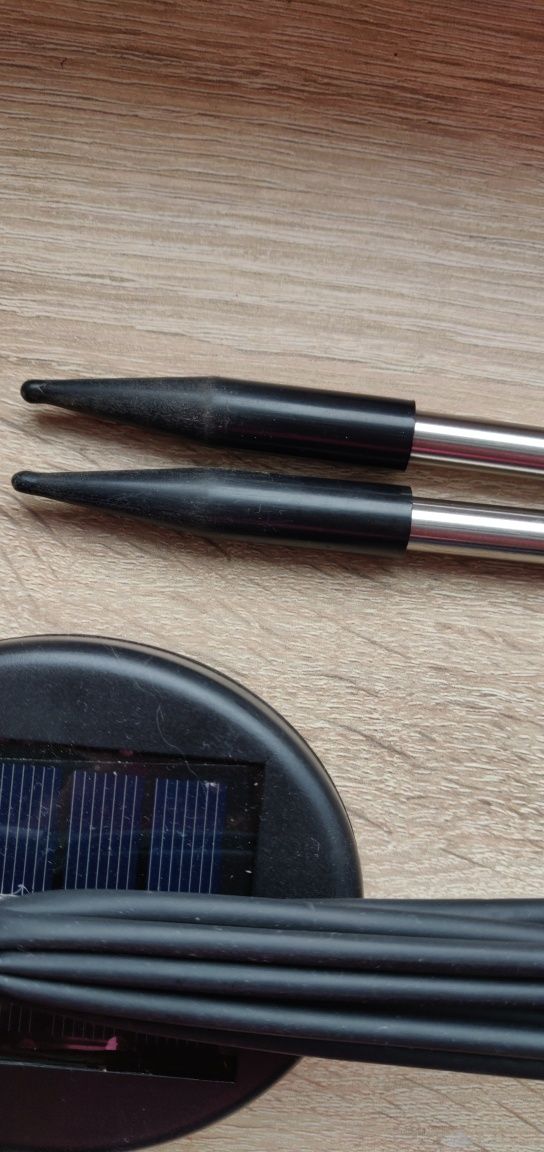 Kolorowe lampki solarne do ogrodu 2 szt