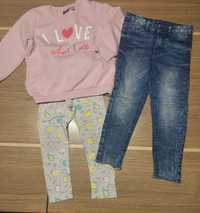 Bluza Jeansy Legginsy 98