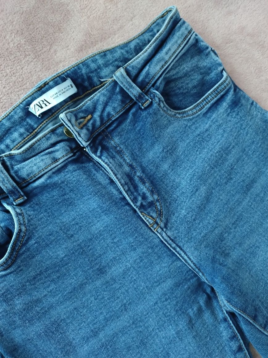 Spodnie jeansy Zara stretch r. 40 rurki