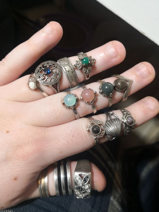 Srebrne pierścionki agat warmet at srebro pierścionek srebrny kamień