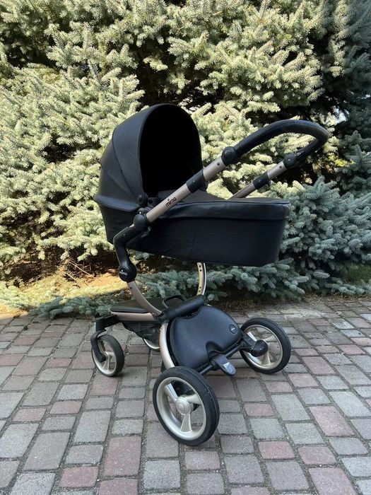 Коляска Mima xari шасі розове золото