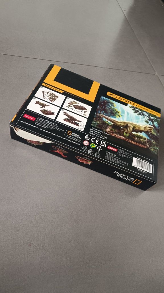 Puzzle 3D tyrannosaurus rex