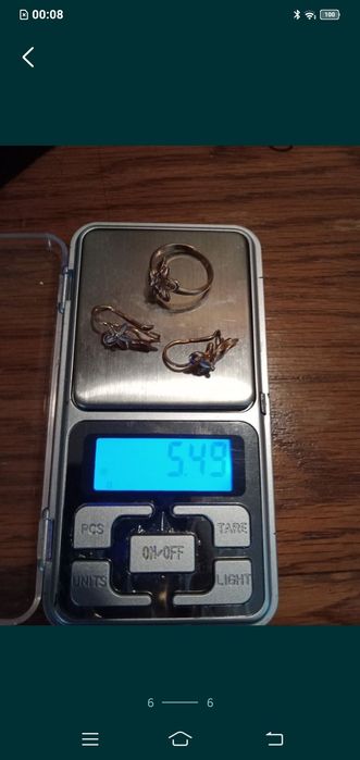 Продам золотой комплект СССР.,585 проба