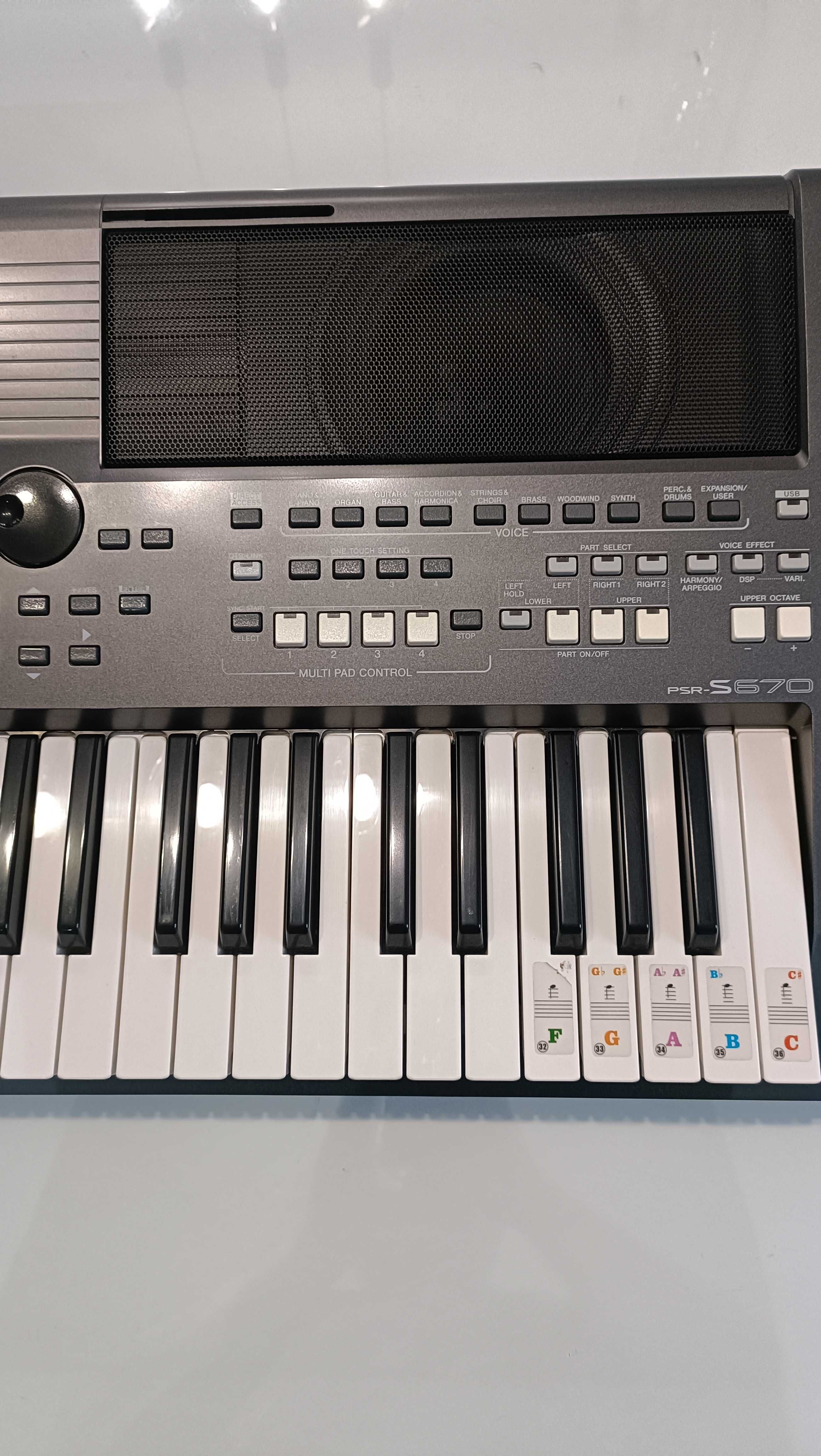 Keyboard Yamaha psr s670 Uzywany