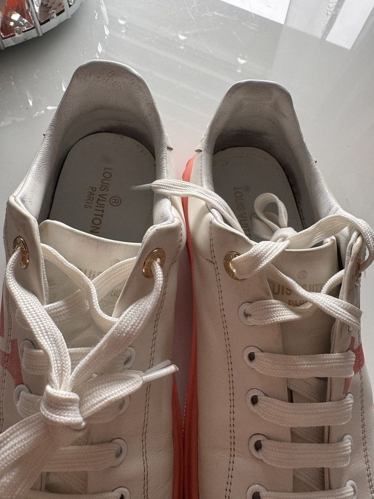 Sneakersy bialo rozowe Louis Vuitton 39/40