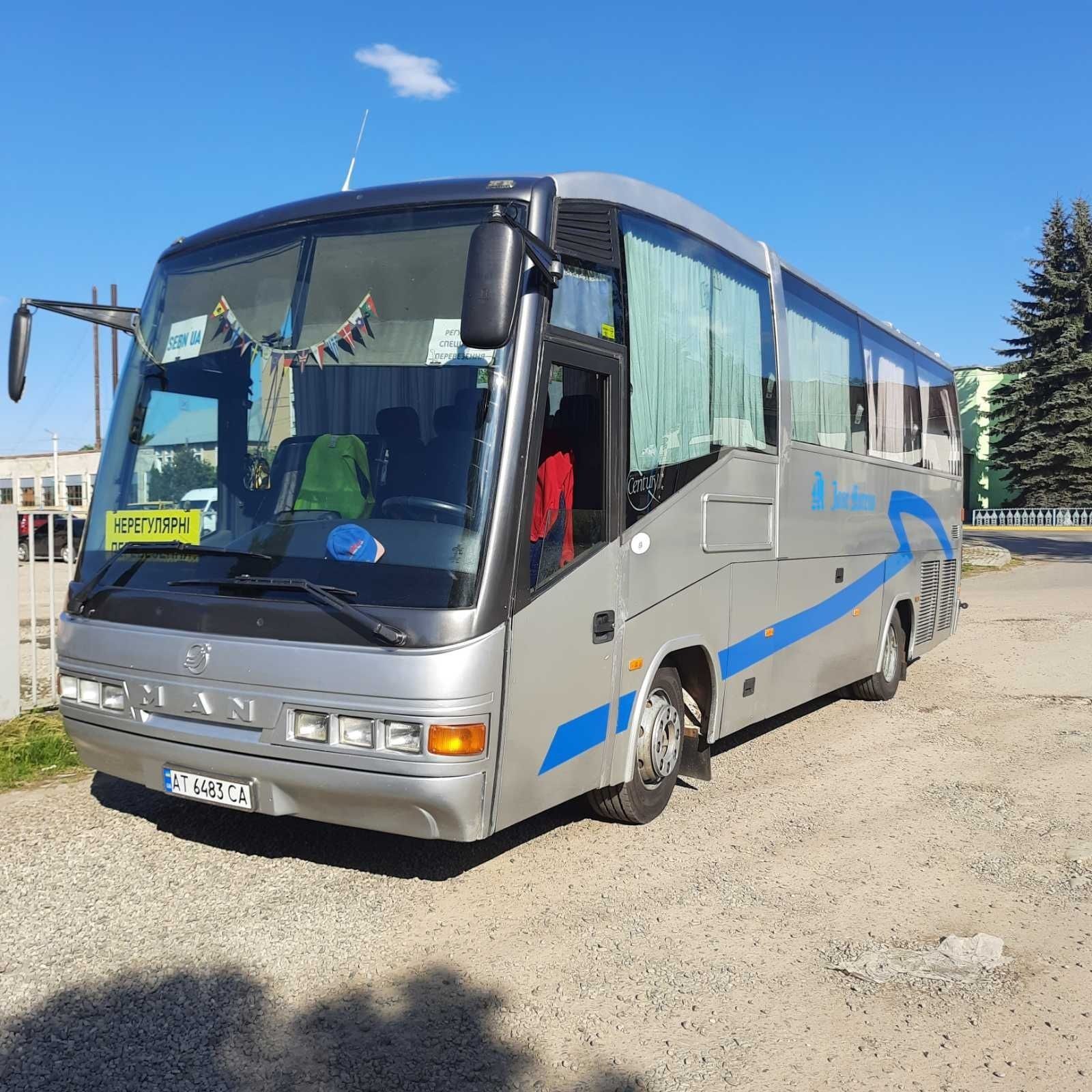 Пасажирські перевезення, оренда автобуса,трансфер, екскурсії, весілля.