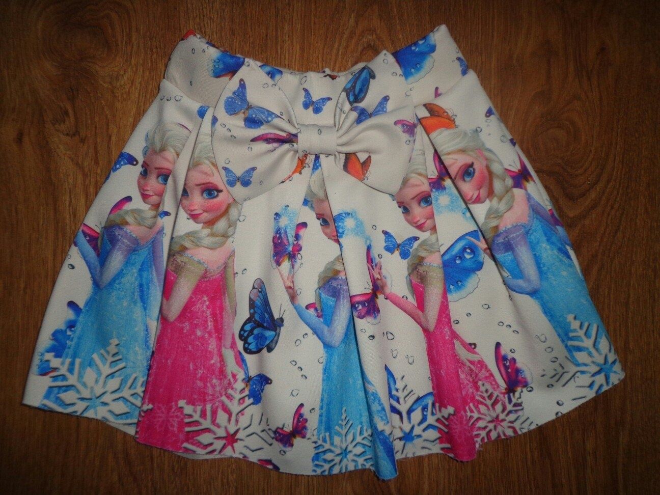Комплект Футболка юбка платье Эльза Анна Холодное сердце Frozen Disney